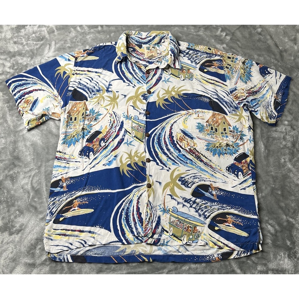 Kahala Shirt Men Size XL John Severson Collection Hawaiian